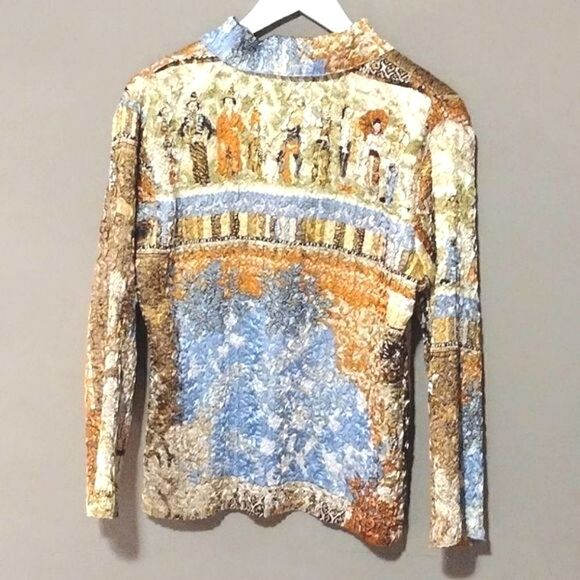 2-Piece Pleats Collection by Pings Imports Size XL Women's Jacket and Tank Top - Picture 3 of 13